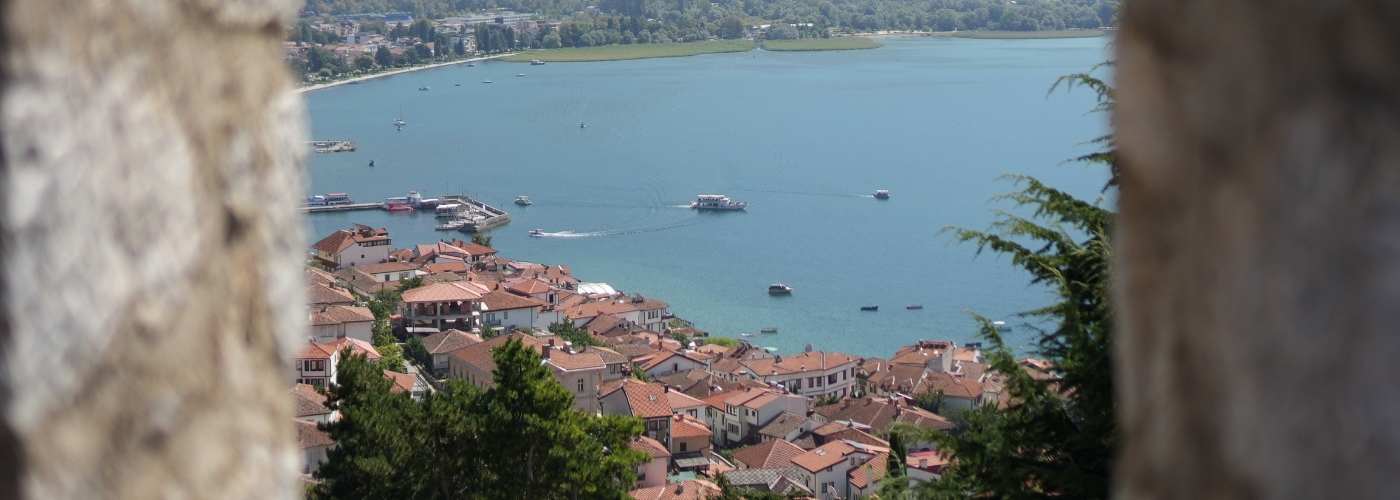 Aussicht über die Stadt Ohrid