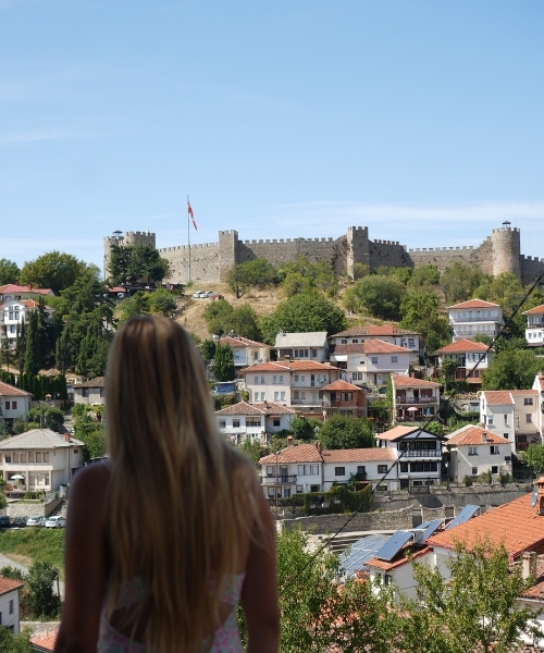 Die Burg von Ohrid